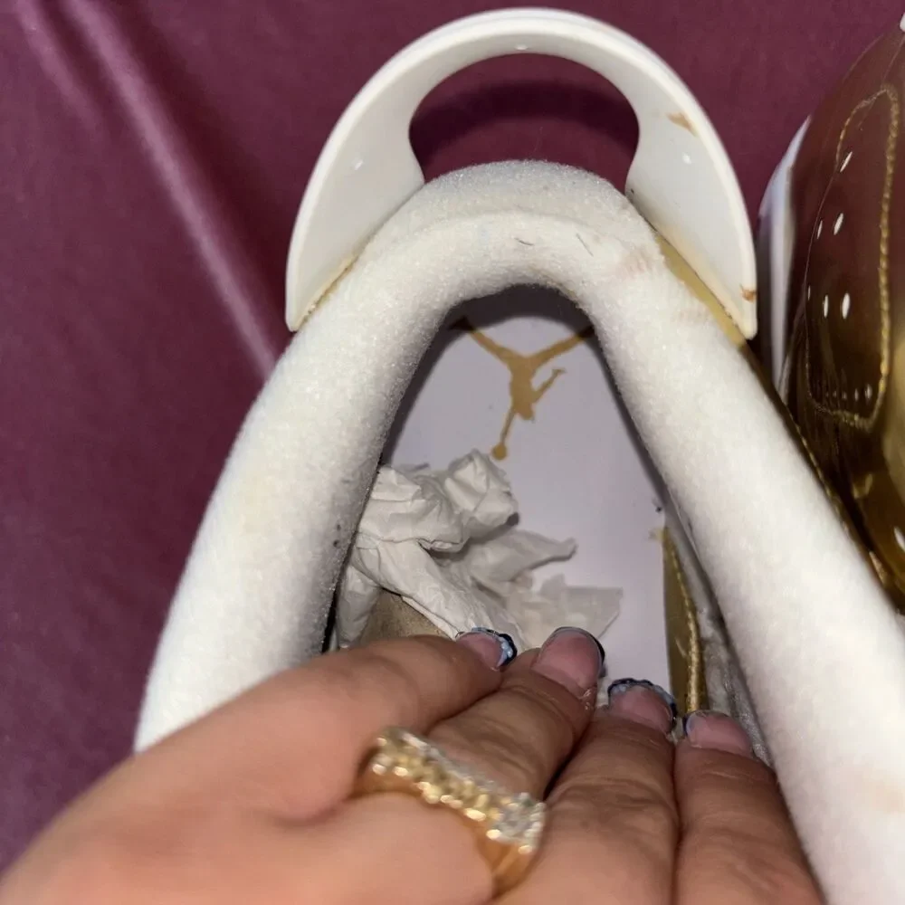 NIKE AIR JORDAN VI 6 RETRO PINNACLE METALLIC GOLD LIQUID METAL 854271-730 12